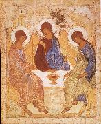 Andrei Rublev, The gammaltestamentliga Trinity unknow artist